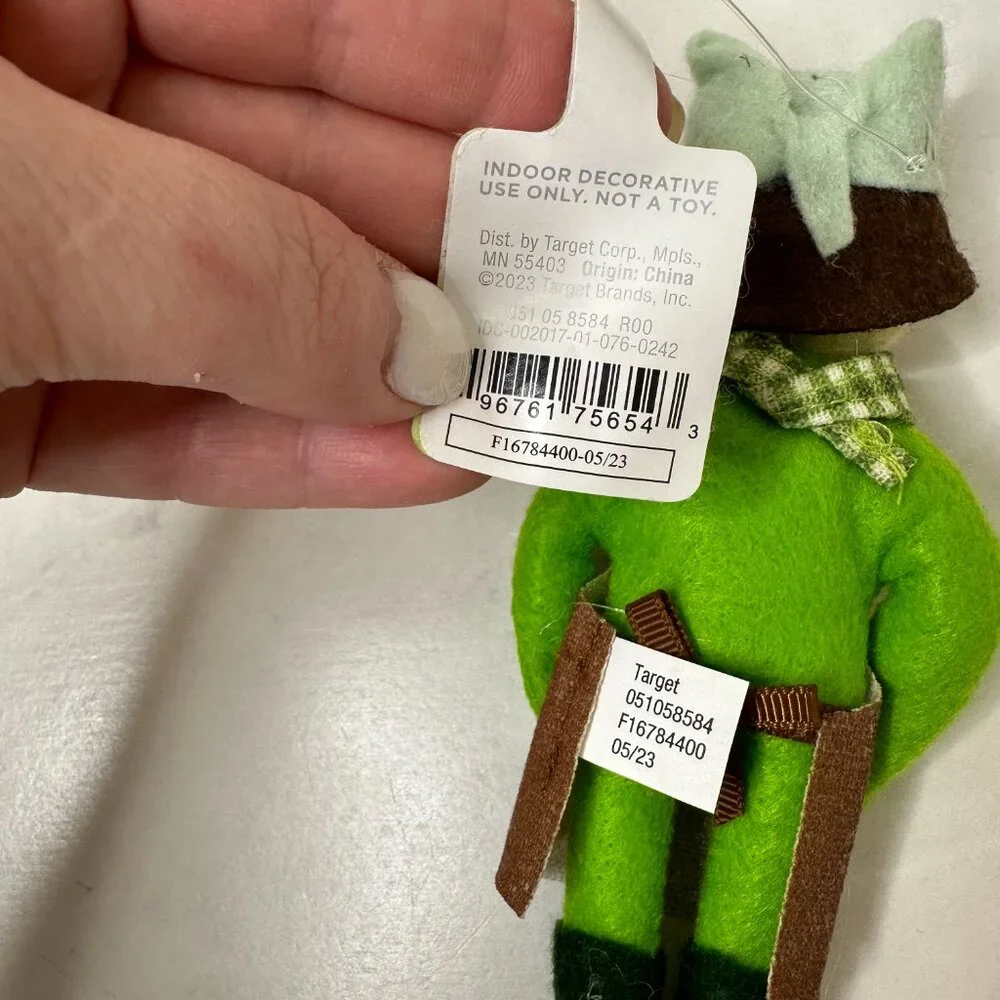 Wondershop at Target Plush Fabric Gardener Ornament NEW